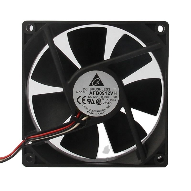 Delta 12038 24V 48V DC12V 0.90A EC AC 12cm High air Volume Double Ball Bearing Frequency Conversion AFB1212VHE Cooling Fan
